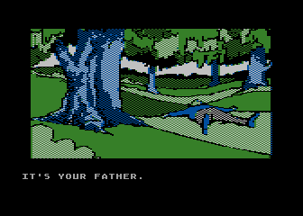 The Institute (Atari 8-bit) screenshot: Parental reunion