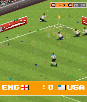 2006 Real Soccer (J2ME) screenshot: And you can see how happy they are.
