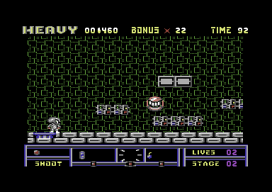 Hard 'n' Heavy (Commodore 64) screenshot: Attack of the Killer Tomatoes