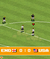2006 Real Soccer (J2ME) screenshot: Time for kick off!