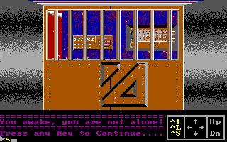 Planet of Lust (DOS) screenshot: My companion had better not be named "Bubba"