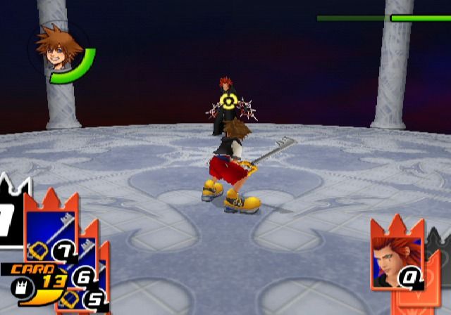 Screenshot of Kingdom Hearts: Re:Chain of Memories (PlayStation 2