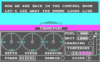 GATO (DOS) screenshot: The enemy ships are presented page-by-page during the tutorial.