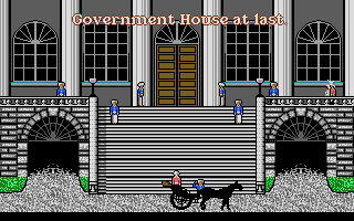Champion of the Raj (DOS) screenshot: Intro: Governing at last. (VGA)