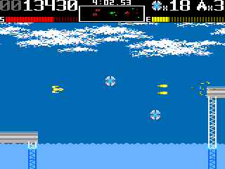 PixelShips Retro (Windows) screenshot: Enemy mines float by, getting in the way