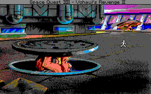 Screenshot Of Space Quest Iv Roger Wilco And The Time Rippers Pc 98 1991 Mobygames 9013