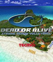 Dead or Alive: Xtreme Beach Volleyball (J2ME) screenshot: Title screen