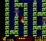 Wendy: Every Witch Way (Game Boy Color) screenshot: A tricky maze!