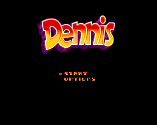 Dennis the Menace (Amiga) screenshot: Title