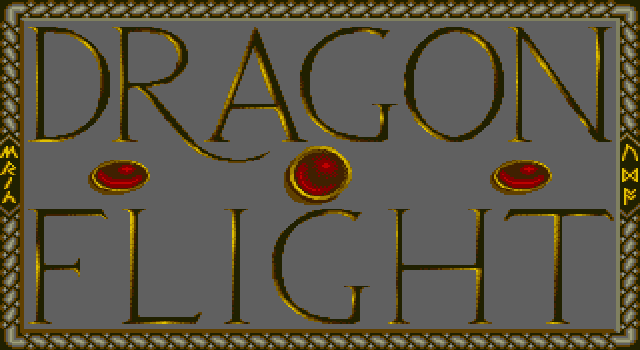 Dragonflight (DOS) screenshot: Title screen