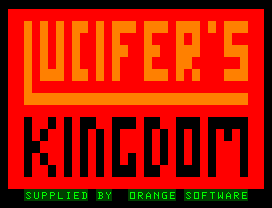 Lucifer's Kingdom (Dragon 32/64) screenshot: Loading screen