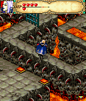 Might and Magic (J2ME) screenshot: Captain can transform into a bat, fog and a wolf.
