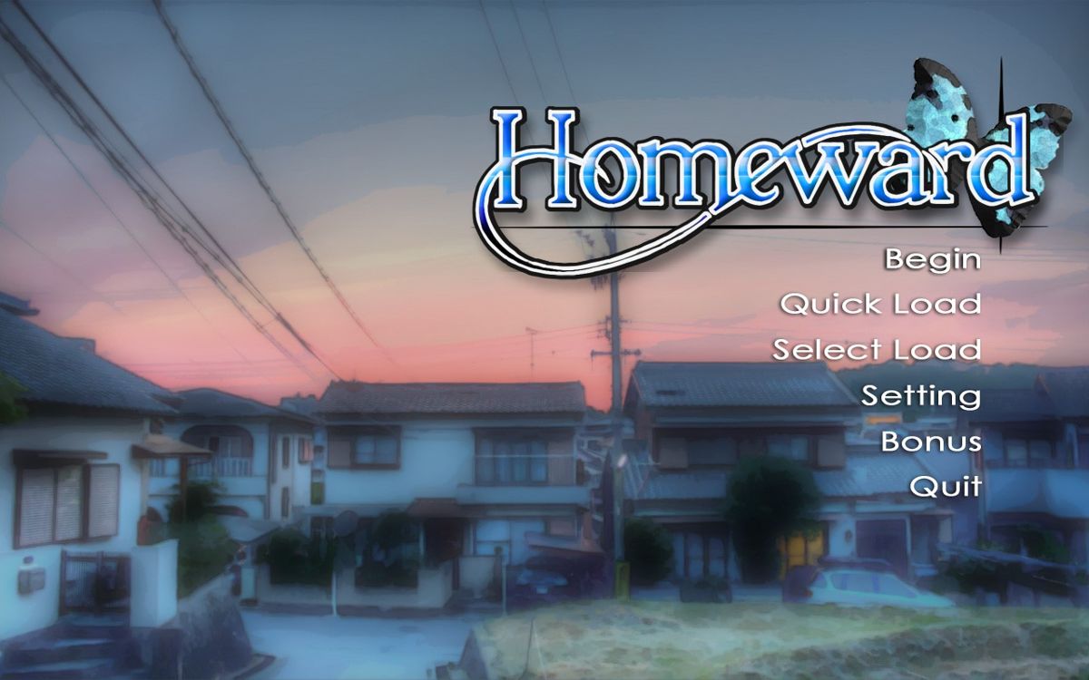 Homeward (Windows) screenshot: Title screen