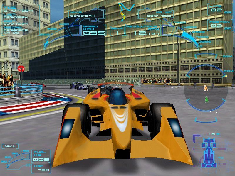 Speed Challenge: Jacques Villeneuve's Racing Vision (Windows) screenshot: Future Car