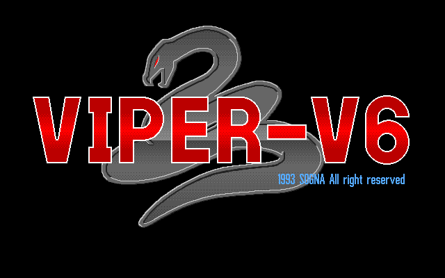 Viper V6 (PC-98) screenshot: Title screen