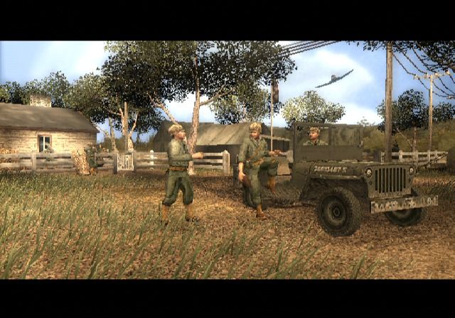 Call of Duty: World at War - Final Fronts (PlayStation 2) screenshot: Sarge is here to shape you into a soldier before going into combat