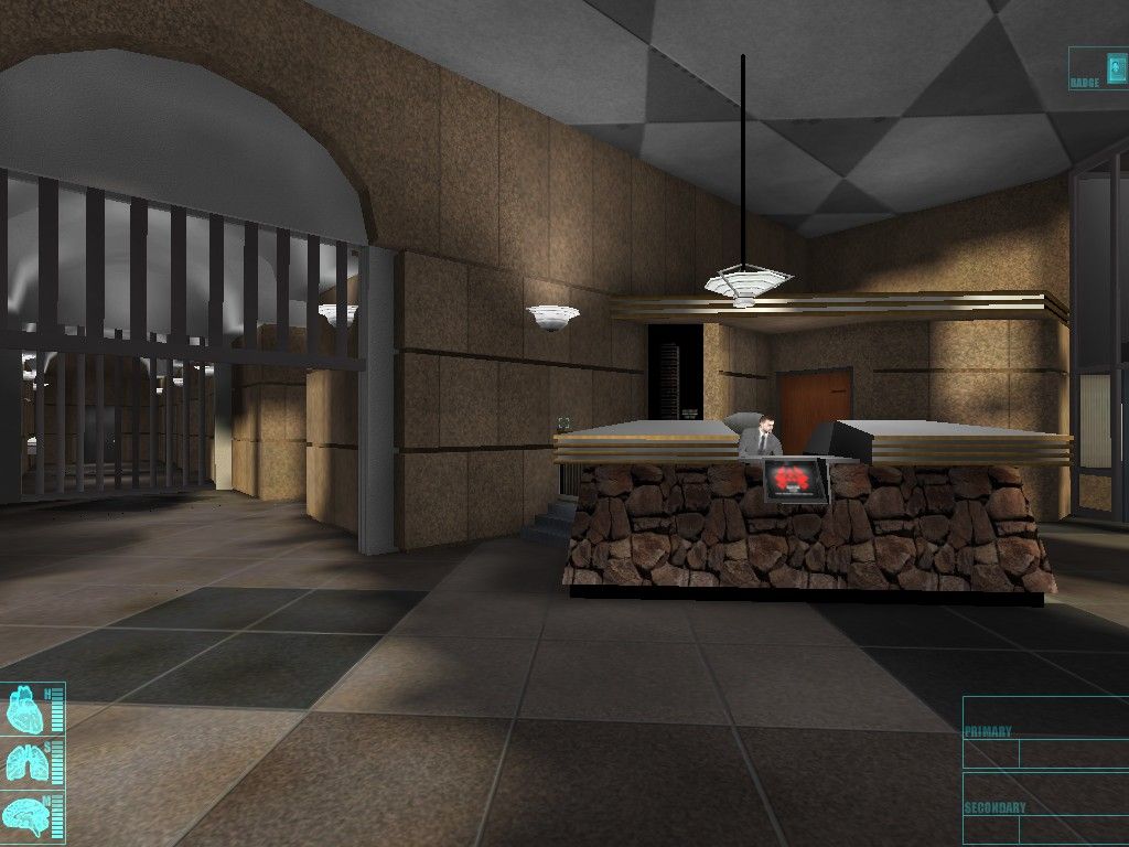 Die Hard: Nakatomi Plaza (Windows) screenshot: Nakatomi Plaza lobby