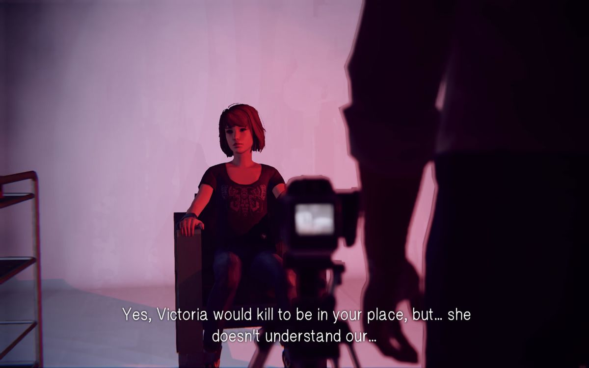Life Is Strange: Season Pass - Episodes 2-5 (Windows) screenshot: <i>Episode 5</i>: Max is at the mercy of someone else.