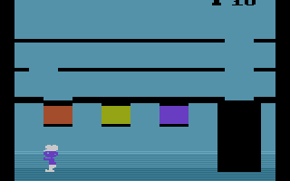 Smurfs Save the Day (Atari 2600) screenshot: Sort items by color
