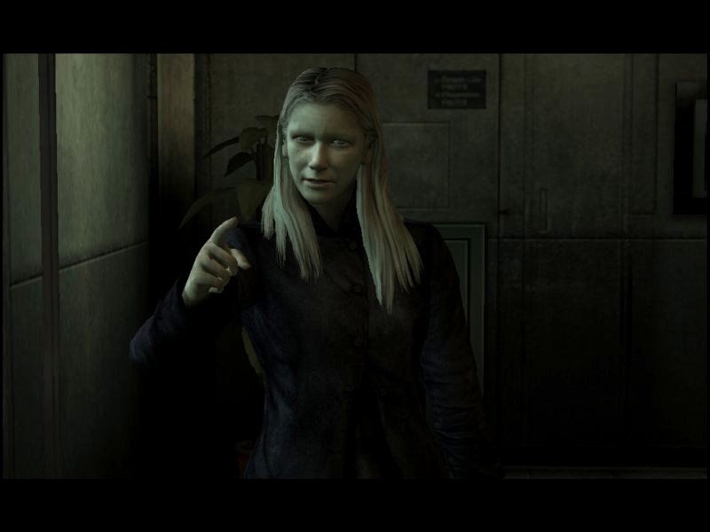 Silent Hill 3 (Windows) screenshot: Claudia Wolf, a younger Dhalia Gillespie, so to say. Hey! Does her name resemble that drug in SILENT HILL 1, the "<i>white claudia</i>" or what?... Coincidence? dun dun DUN!