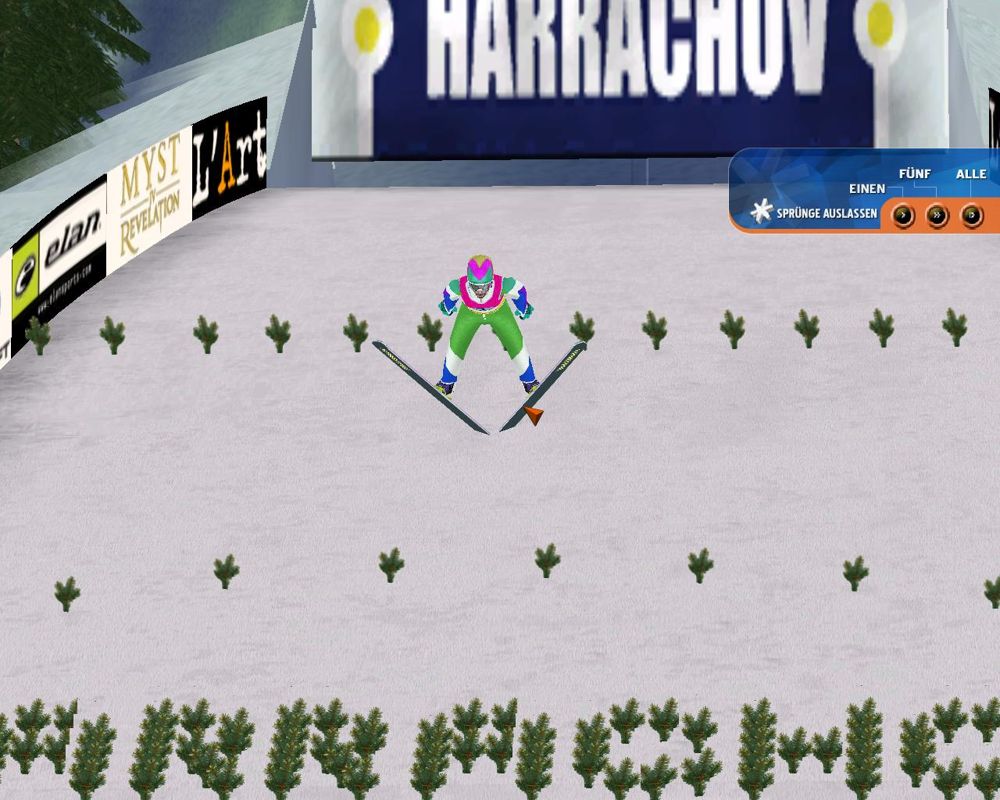 Ski Jumping 2005: Third Edition (Windows) screenshot: Harrachov