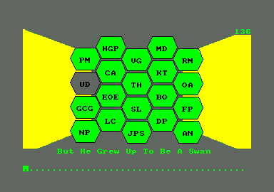 Blockbusters: Gold Run (Amstrad CPC) screenshot: The Very Hungry Caterpillar?