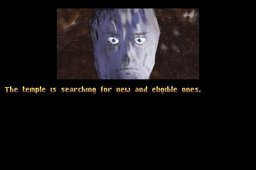 Quadrax (DOS) screenshot: The story continues.