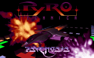Pyrotechnica (DOS) screenshot: Title screen