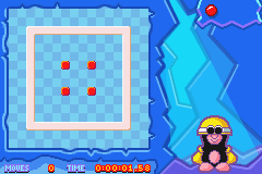 Denki Blocks! (Game Boy Advance) screenshot: Chip's first puzzle