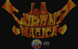 La Corona Mágica (DOS) screenshot: Title screen (VGA)