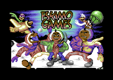 Eskimo Games (Commodore 64) screenshot: Loading screen