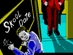 Skool Daze (ZX Spectrum) screenshot: Title screen