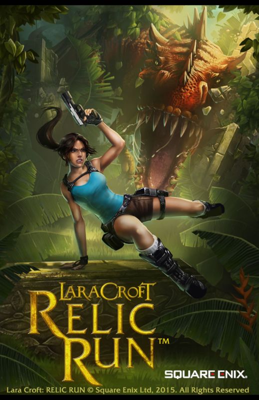 Lara Croft: Relic Run (Android) screenshot: Title screen