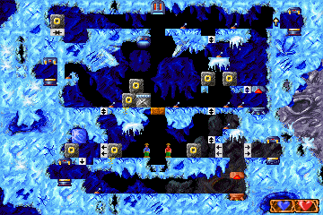Quadrax (DOS) screenshot: Level 70
