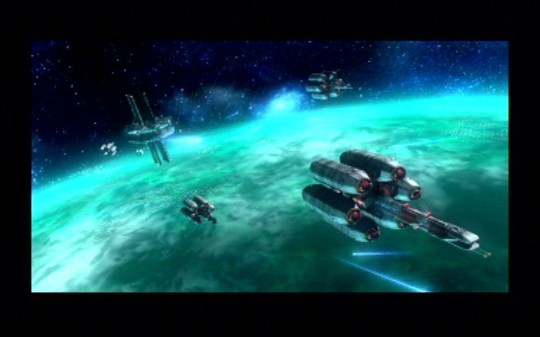 Silpheed: The Lost Planet (PlayStation 2) screenshot: The Opening Cut Scene