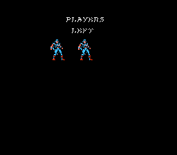 Kick Master (NES) screenshot: I died, but I have two lives left.