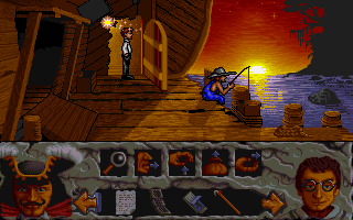 Hook (DOS) screenshot: Dead Man's Pier