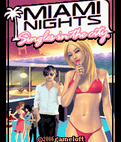 Miami Nights: Singles in the City (J2ME) screenshot: Title screen