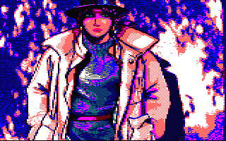 Teenage Queen (Amstrad CPC) screenshot: Just beginning the game