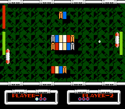 Arkanoid: Revenge of DOH (NES) screenshot: Play Arkanoid in Versus Mode
