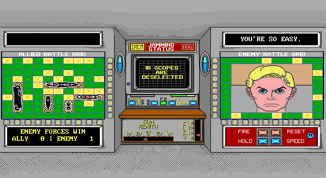 Armada (DOS) screenshot: Game Over!