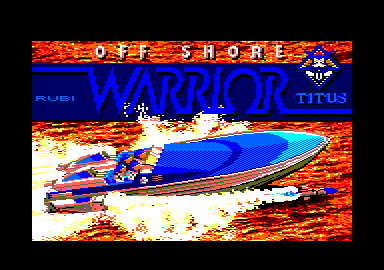 Off Shore Warrior (Amstrad CPC) screenshot: Loading screen