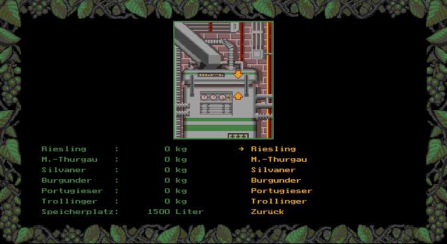 Winzer (DOS) screenshot: Not only is this process industrial... (VGA)