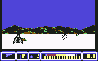 Die Hard 2: Die Harder (Commodore 64) screenshot: Stage 4