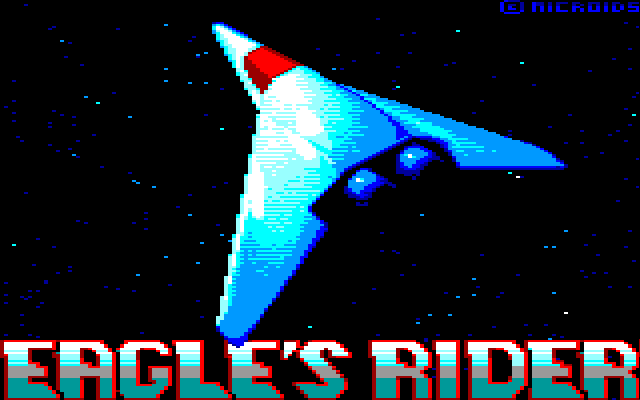 Eagle's Rider (Amstrad CPC) screenshot: Title Screen
