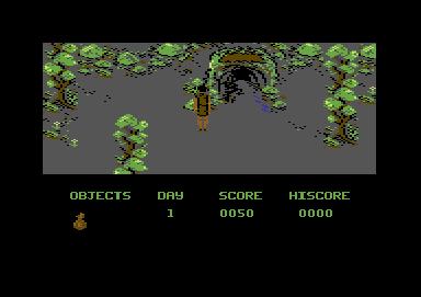 Dante's Inferno (Commodore 64) screenshot: A passthrough point