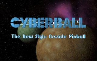 Cyberball (DOS) screenshot: Title screen