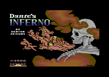 Dante's Inferno (Commodore 64) screenshot: Loading screen