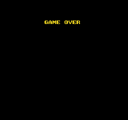 Platoon (NES) screenshot: game over