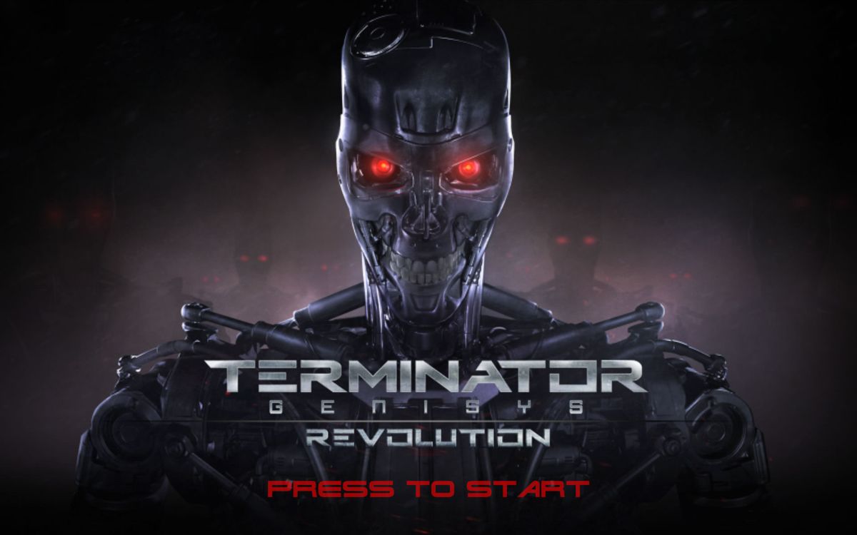 Terminator Genisys: Revolution (Android) screenshot: Title screen